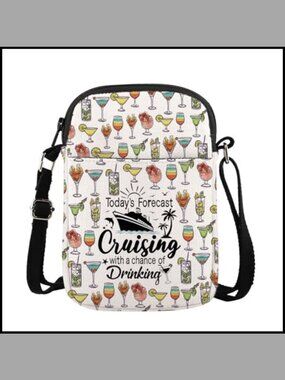 Waterproof Canvas Crossbody Bag Zip Pockets Adjustable Strap